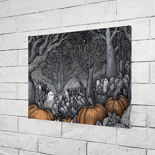Картина прямоугольная Осенние шалости духов / 3D-принт – фото 3