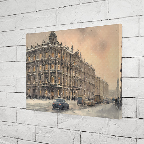 Картина прямоугольная Зима в Санкт-Петербурге / 3D-принт – фото 3