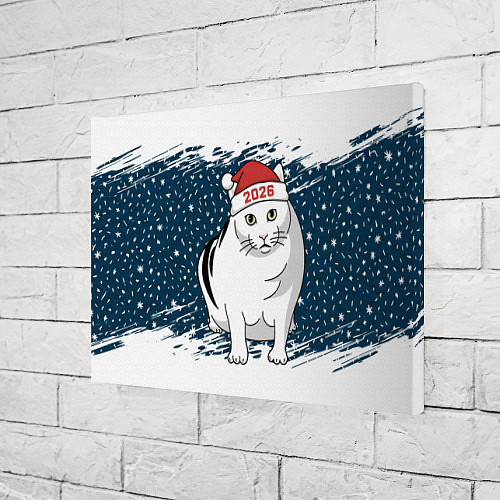 Картина прямоугольная Кот Бендер - 2026 / 3D-принт – фото 3