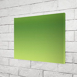 Холст прямоугольный Color green yellow, цвет: 3D-принт — фото 2