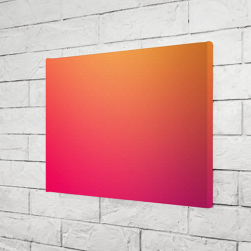 Картина прямоугольная Color orange pink / 3D-принт – фото 3