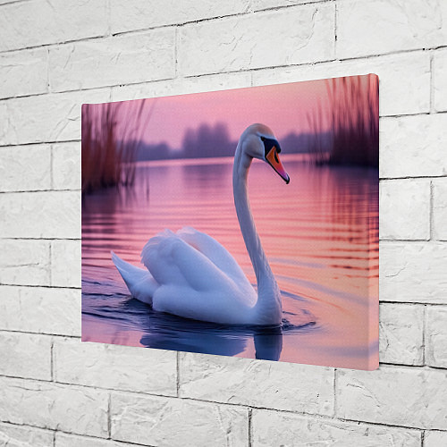 Картина прямоугольная Лебединая элегия / 3D-принт – фото 3