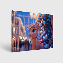 Холст прямоугольный Милая лошадка символ 2026, цвет: 3D-принт