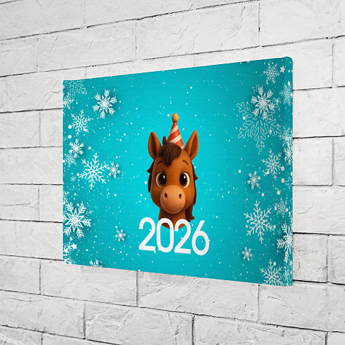 Картина прямоугольная Голова лошадки / 3D-принт – фото 3