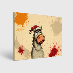 Холст прямоугольный Задумчивая лошадь, цвет: 3D-принт