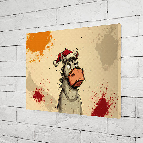 Картина прямоугольная Задумчивая лошадь / 3D-принт – фото 3