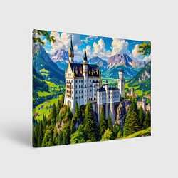 Картина прямоугольная Сказочный Нойшванштайн