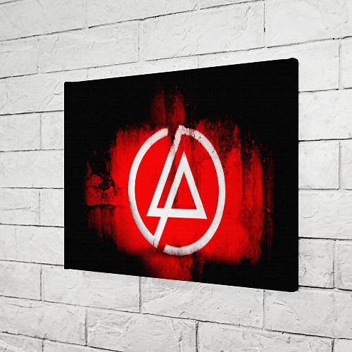 Картина прямоугольная Linkin Park: Red style / 3D-принт – фото 3