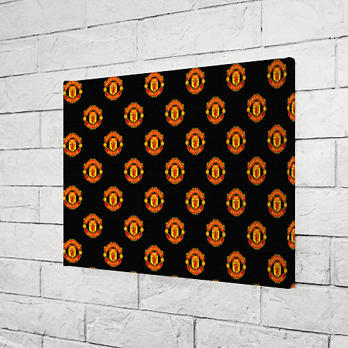 Картина прямоугольная Manchester United Pattern / 3D-принт – фото 3