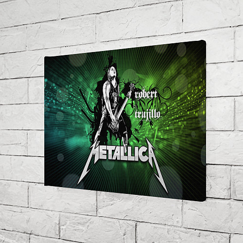 Картина прямоугольная Metallica: Robert Trujillo / 3D-принт – фото 3