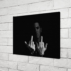 Холст прямоугольный Eminem Fuck, цвет: 3D-принт — фото 2