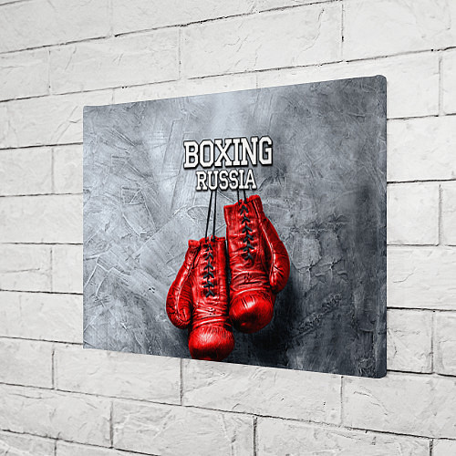Картина прямоугольная Boxing Russia / 3D-принт – фото 3