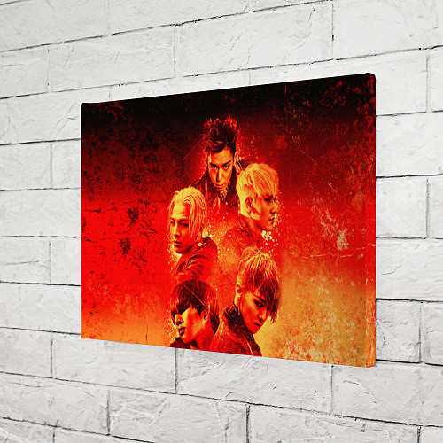 Картина прямоугольная Big Bang: Flame Boys / 3D-принт – фото 3