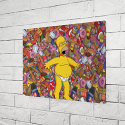 Холст прямоугольный Рай Гомера, цвет: 3D-принт — фото 2