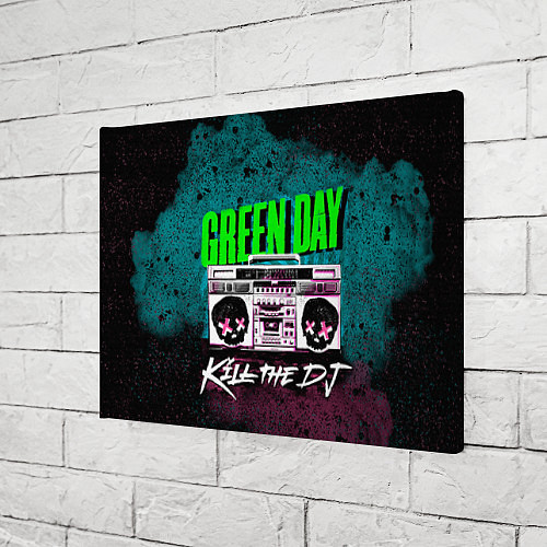 Картина прямоугольная Green Day: Kill the DJ / 3D-принт – фото 3