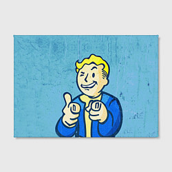Холст прямоугольный Fallout: It's okey, цвет: 3D-принт — фото 2