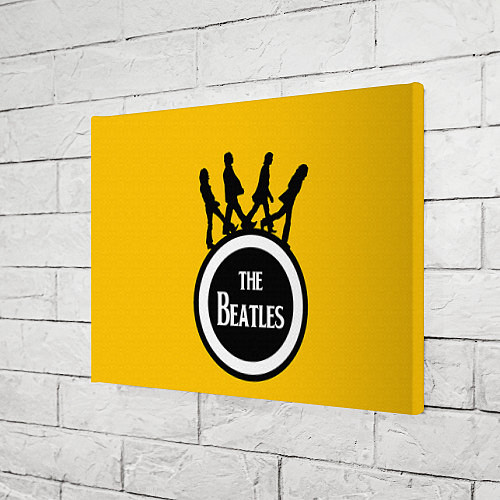 Картина прямоугольная The Beatles: Yellow Vinyl / 3D-принт – фото 3
