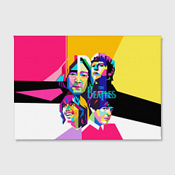 Холст прямоугольный The Beatles: Poly-art, цвет: 3D-принт — фото 2