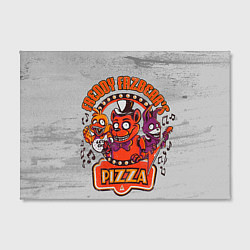 Холст прямоугольный Freddy Pizza, цвет: 3D-принт — фото 2