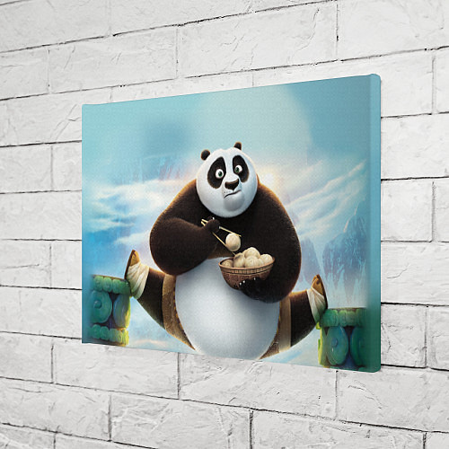 Картина прямоугольная Кунг фу панда / 3D-принт – фото 3