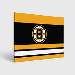 Холст прямоугольный Boston Bruins, цвет: 3D-принт