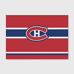 Холст прямоугольный Montreal Canadiens, цвет: 3D-принт — фото 2