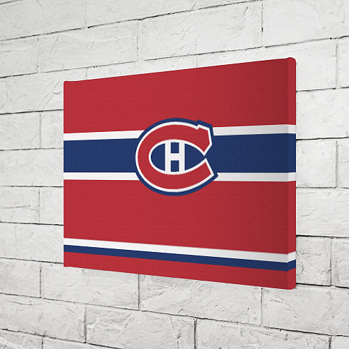 Картина прямоугольная Montreal Canadiens / 3D-принт – фото 3