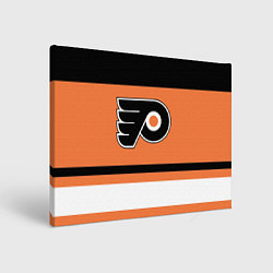Холст прямоугольный Philadelphia Flyers, цвет: 3D-принт