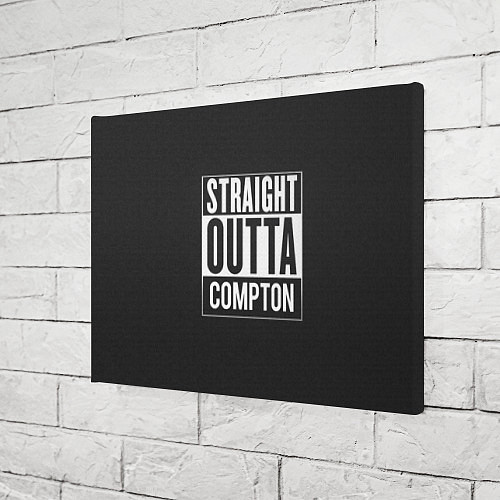 Картина прямоугольная Straight Outta Compton / 3D-принт – фото 3