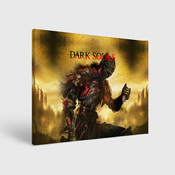 Холст прямоугольный Dark Souls: Braveheart, цвет: 3D-принт