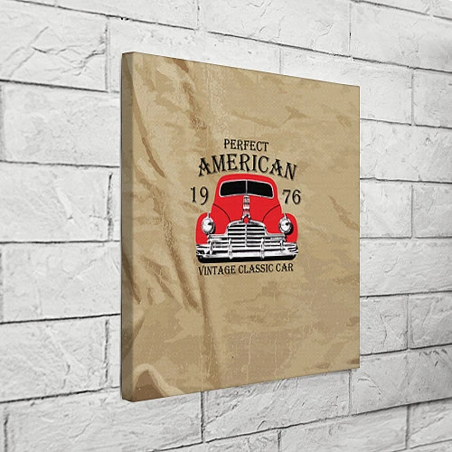 Картина квадратная American retro auto / 3D-принт – фото 3