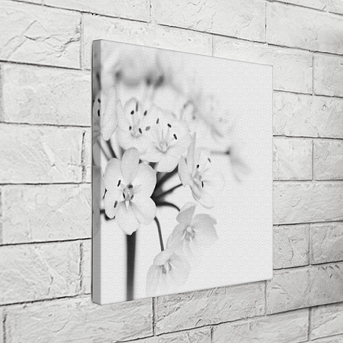 Картина квадратная Белая сакура / 3D-принт – фото 3