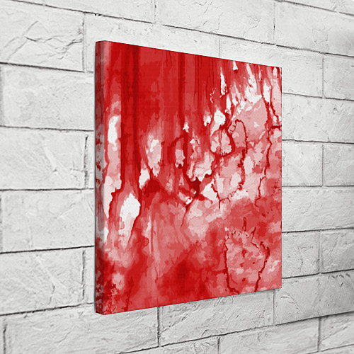 Картина квадратная Кровь акварельная на Хеллоуин / 3D-принт – фото 3