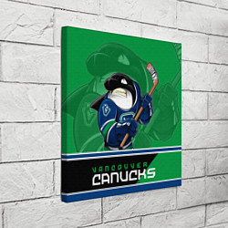 Холст квадратный Vancouver Canucks, цвет: 3D-принт — фото 2