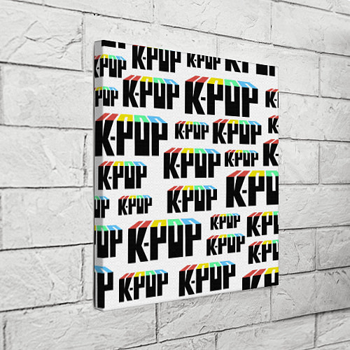 Картина квадратная K-pop Pattern / 3D-принт – фото 3