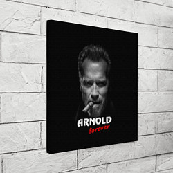 Холст квадратный Arnold forever, цвет: 3D-принт — фото 2