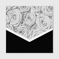 Холст квадратный Розы, цвет: 3D-принт — фото 2