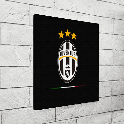 Картина квадратная Juventus: 3 stars / 3D-принт – фото 3