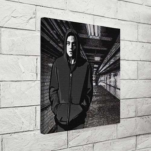 Картина квадратная Эллиот в подземке / 3D-принт – фото 3
