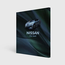 Холст квадратный Nissan the best, цвет: 3D-принт