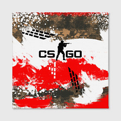 Холст квадратный CS:GO Roll Cage, цвет: 3D-принт — фото 2
