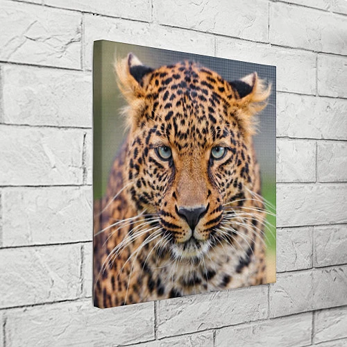 Картина квадратная Грустный леопард / 3D-принт – фото 3