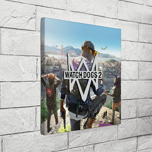 Картина квадратная Watch Dogs 2 / 3D-принт – фото 3