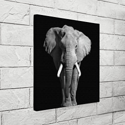 Холст квадратный Старый слон, цвет: 3D-принт — фото 2