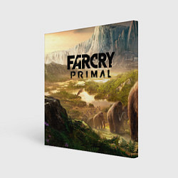 Холст квадратный Far Cry: Primal, цвет: 3D-принт