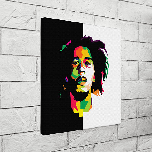 Картина квадратная Bob Marley: Colors / 3D-принт – фото 3