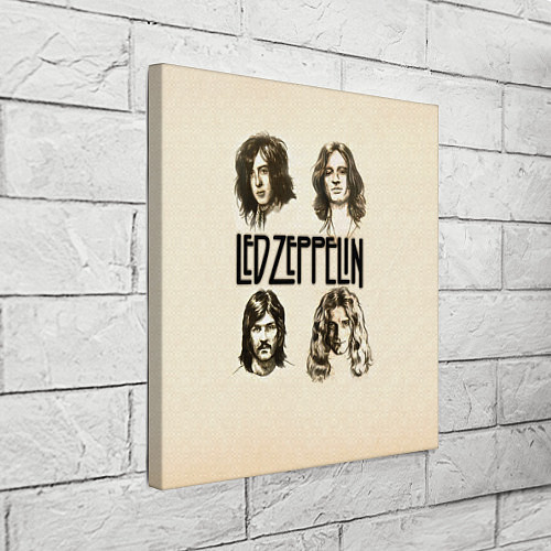 Картина квадратная Led Zeppelin Guys / 3D-принт – фото 3