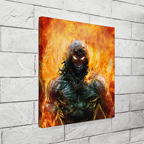 Картина квадратная Disturbed: Monster Flame / 3D-принт – фото 3