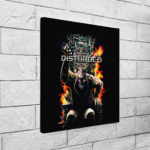 Картина квадратная Disturbed: Flame Throne / 3D-принт – фото 3