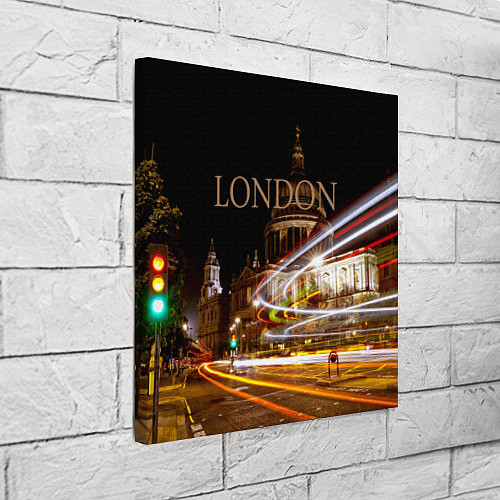 Картина квадратная Улицы Лондона / 3D-принт – фото 3